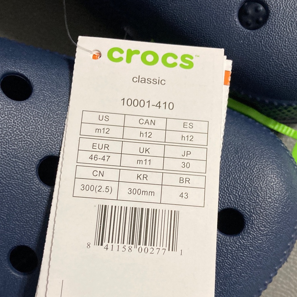 CROCS Navy Blue men’s - Picture 6 of 6